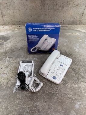 GE 29318GE1 Corded Speakerphone 12 Number Memory